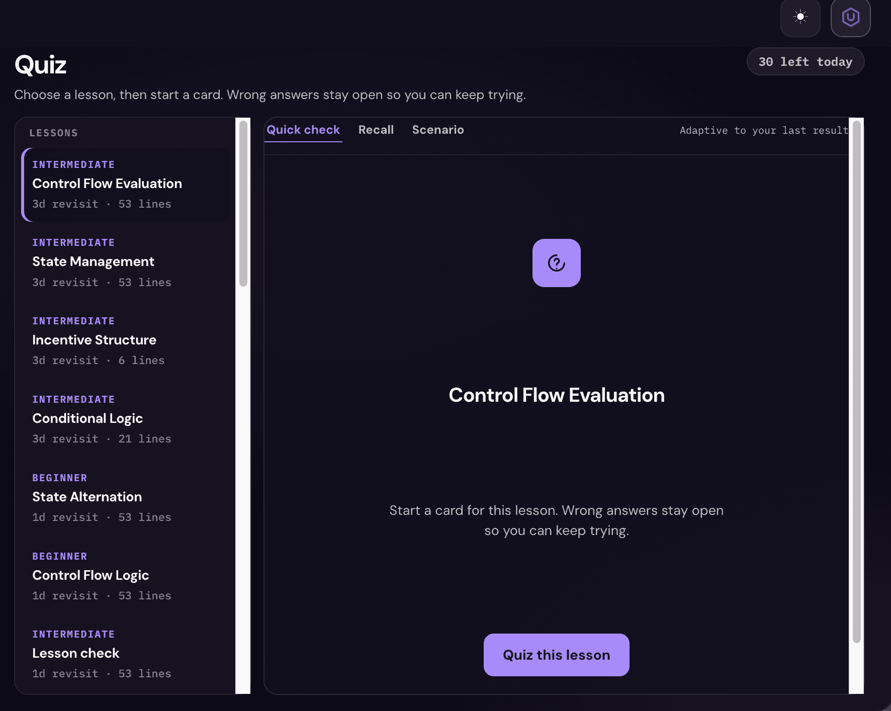 Unvibe quiz based on reviewed project code